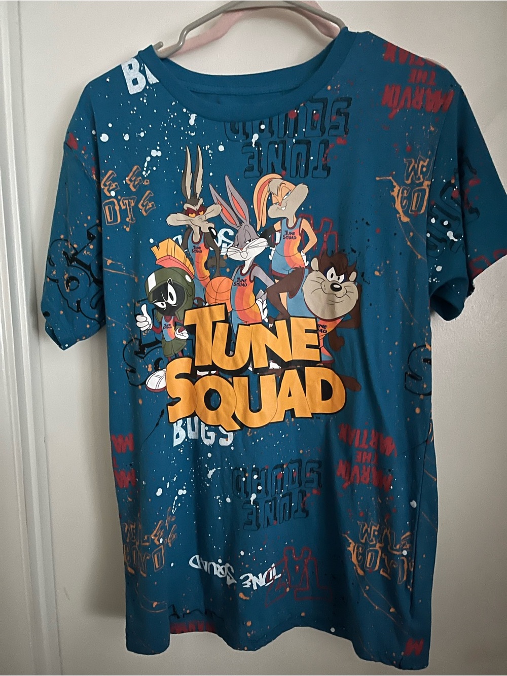 Tune Squad Graphic Short Sleeve Tee - Teal Blue